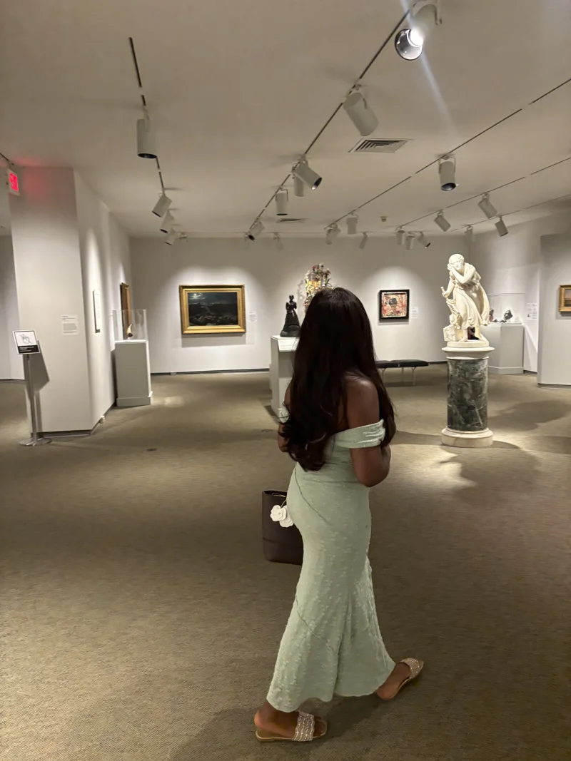 Mary-Esther Anele with art